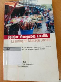 Image of Belajar Mengoelola Konflik. Learning to Manage Conflickt