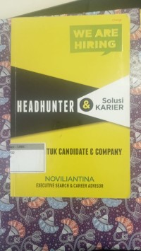 Image of Headhunter & Solusi Karier : Advice Untuk Candidate & Company