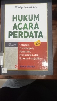 Image of Hukum Acara Perdata