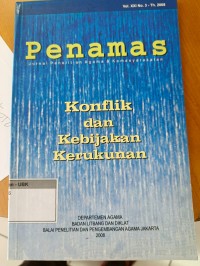 Image of Penamas Konflik dan Kebijakan Kerukunan