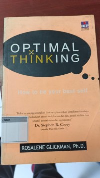 Image of OPTIMAL THINKING