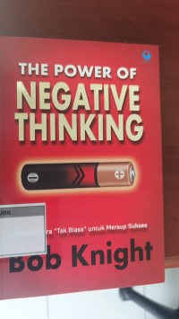 Image of The Power Of  Negative Thinkiing