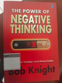 Image of The Power Of Negative Thinking